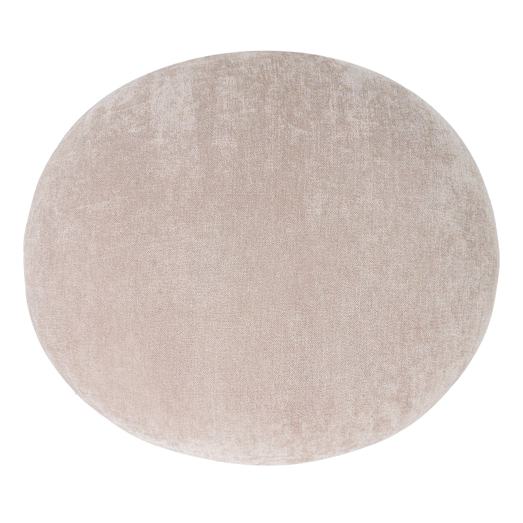Christopher Knight Home Round Mushroom Upholstered Ottoman Stools, Set of 2, Light Brown + Walnut