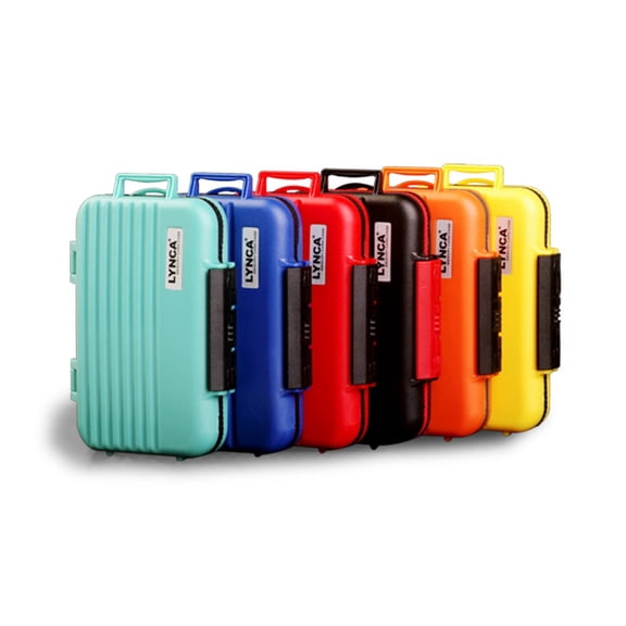 Masteelf Compact Camera Storage Box and Memory Card Holder, Protective Red Case 12x7.5x2 cm for