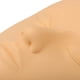 thumbnail image 4 of Cabeza de maniquí Yinane calva de entrenamiento de maquillaje cosmético beige, 4 of 7