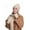 Beige, variant on Miqool Winter Beanie Hat Scarf Gloves Set for Women Pom Pom Beanie Fleece Lined Knit Neck Warmer Touchscreen Gloves 3 in 1 Gift Set