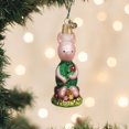 thumbnail image 2 of Old World Christmas Blown Glass Ornament for Christmas Tree, Piglet, 2 of 7