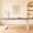Gray, variant on KIOOTTO 79" Rectangular Dining Table for 6-8, White Farmhouse Kitchen Table with Trestle Base