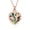 Rose Golden, variant on Hummingbird Urn Cremation Jewelry Abalone Shell Heart Urn Ashes Necklace for Women Men Memorial Keepsake Necklace