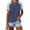 Navy, variant on Women's Short Shirt Tops Striped Raglan Tee Shirts Casual Tunics Blouses Women's Round Neck Patchwork Striped Loose Casual Short Sleeved T Shirt Navy S