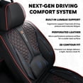 thumbnail image 4 of 2002 for Toyota Camry Car Seat Protectors PU Leather Interior Protection Custom Fit Driving Comfort Full Seat Access, 4 of 10