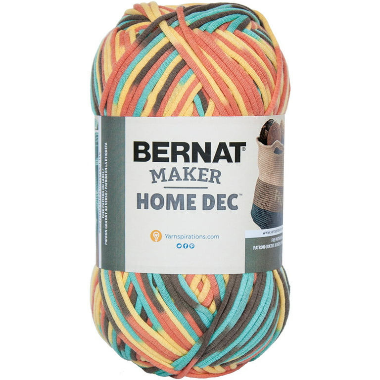 Bernat Sunset Sea Maker Home Dec Yarn, 8.8 ounces, 317 yards 