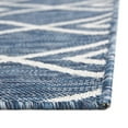 thumbnail image 6 of Rugs.com Jill Zarin Outdoor Collection Rug – 7' 10 Square Blue Flatweave Rug Perfect For Living Rooms, Kitchens, Entryways, 6 of 9