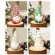 thumbnail image 1 of Adornos de gnomos colgantes para árbol de Navidad, Juego de 4 gnomos de felpa hechos a mano suecos, decoraciones para el hogar de elfo de Papá Noel, decoración navideña, 1 of 5