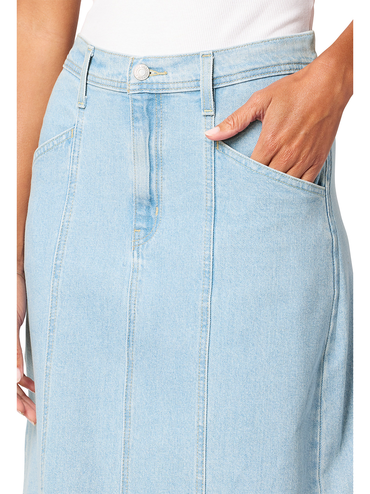Levi Strauss Signature Women's and Women's Plus Vintage '95 Seamed Skirt, Sizes XS-4X