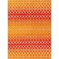 thumbnail image 7 of Rugs.com Moroccan Trellis Collection Rug – 8' x 10' Orange And Red Medium Rug Perfect For Living Rooms, Large Dining Rooms, Open Floorplans, 7 of 7