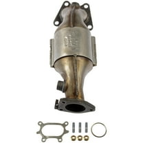 Dorman 672-8491 Rear Catalytic Converter with Integrated Exhaust Manifold for Specific Acura / Honda Models, Natural