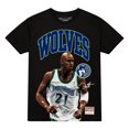 thumbnail image 2 of Men's Mitchell & Ness Kevin Garnett Black Minnesota Timberwolves Hardwood Classics Player Arch T-Shirt, 2 of 3