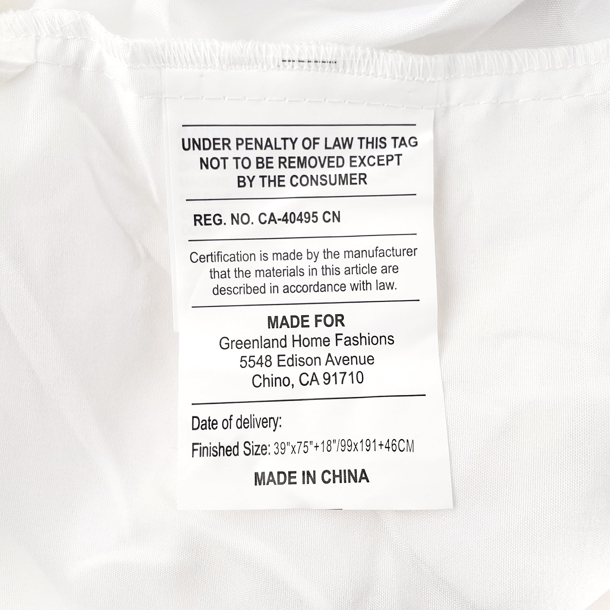 Global Trends 100% Cotton Voile White Bed Skirt, 18 Inch Drop Length Dust Ruffle, Twin