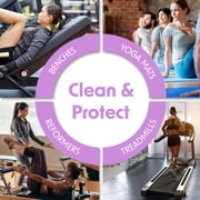 Wipex Gym Wipes for Fitness Equipment Cleaning, Lavender & Vinegar, 75 Count Canisters (4 Pack)
