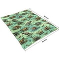 thumbnail image 4 of Colorful Dinosaurs Scientific Name Pattern Blanket,Comfortable Soft Lamb Wool Throw Blanket,All Season,Warm Lightweight Blankets for Sofa Bed Couch Living Room Chair,60"x80", 4 of 4