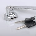 thumbnail image 3 of 1pcs Glass Cabinet Lock Reptile Vivarium Terrarium Showcase Display Cabinet Sliding Glass Door Window Lock With 2 Keys, 3 of 8