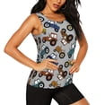 thumbnail image 2 of Sigee Color Tractor for Women's Workout Tank Top,Running Tank Tops,Sleeveless Gym ClothesX-Large, 2 of 8
