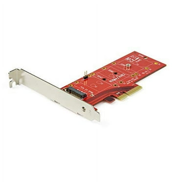 StarTech.com M2 PCIe SSD Adapter - x4 PCIe 3.0 NVMe / AHCI / NGFF / M-Key - Low Profile and Full Profile - SSD PCIe M.2 Adapter (PEX4M2E1)