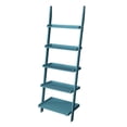 thumbnail image 1 of Pemberly Row Bookshelf Ladder in Blue Wood Finish, 1 of 7