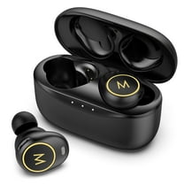 Wireless Earbuds, A3 True Wireless Earbuds Bluetooth 5.3 Headphones Touch Control with Charging Case, IPX6 Waterproof, 32 Hours Playtime Stereo Earphones in-Ear Built-in Mic, Black