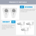 thumbnail image 3 of Shisuyan 100pcs Kitchen Shelf Brackets Transparent Zinc Alloy Simple Design for Homeowners, 3 of 8