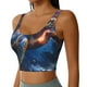 thumbnail image 2 of Balery Night Sky Turtle Sujetadores deportivos con espalda cruzada para mujer, acolchados, sin costuras, de alto impacto, ideales para yoga, gimnasio, entrenamiento y fitness.-Medium, 2 of 8