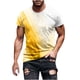 thumbnail image 1 of Mens Casual Pantalones Cortos Raya Impresión Suéter Fitness Deportes Camiseta, Poliéster Cuello Redondo Blusa para Al Aire Libre, Diario Y Primavera Verano Desgaste, 1 of 5