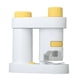 thumbnail image 3 of Mini telescopio de mano 80-160x educativo para exteriores con luz LED y cordón para niños amarillo, 3 of 9