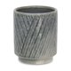 thumbnail image 2 of Maceta pequeña de cerámica gris Planter Cheung's Parlora, 2 of 4