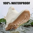 thumbnail image 6 of CHICVOMEY Women's Waterproof Rain Boots Anti-Slip Ankle Boots for Gardening Fishing Farming Boating Outdoor Work Traction Sole Short Rain Boots for Women & Men, 6 of 8