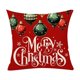 thumbnail image 4 of Fundas de cojín navideñas Emotion, juego de 18 x 18, rojo y blanco, decoración navideña rústica, muñeco de nieve, ciervo, alegría, cojín de invierno para el sofá del hogar, 4 of 4