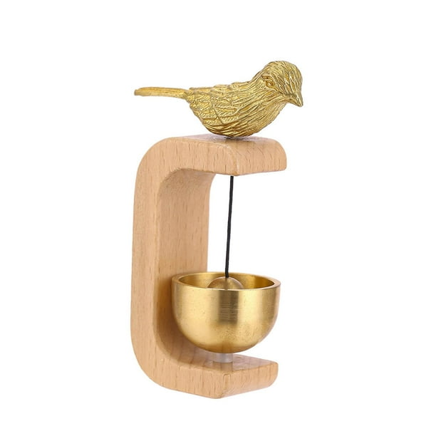 Timbres para puertas colgantes, para el porche de la casa, para la granja, para comerciantes, para puertas de madera, timbres. Con pájaro