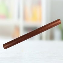 MOKKHNB Solid Wood Rolling Pin Brown 1Set 11.8x1.2in