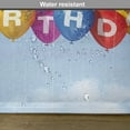 thumbnail image 6 of Ambesonne Birthday Place Mats Set of 4, Balloons Letters Sky, Standard Size, Multicolor, 6 of 6