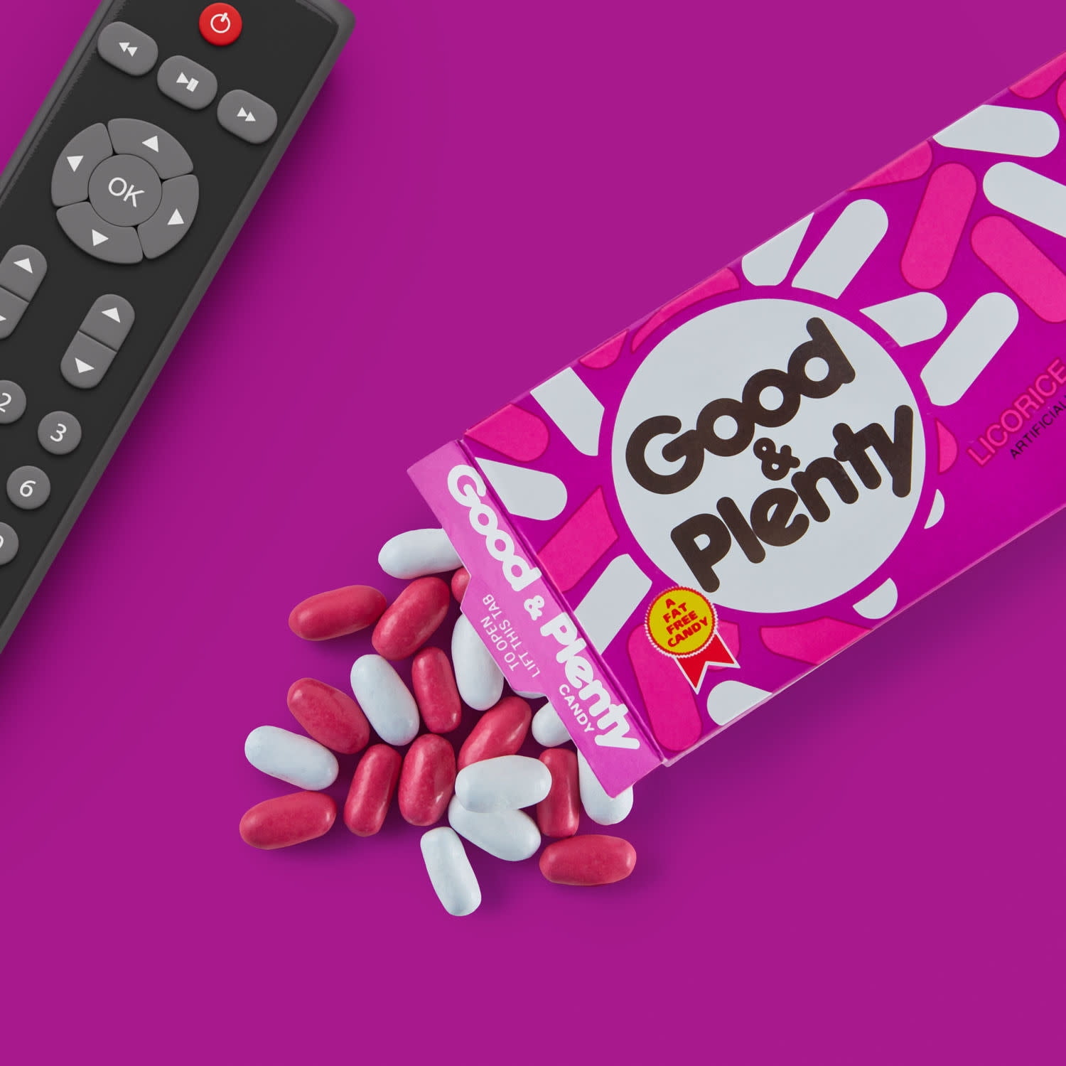 Good & Plenty Licorice Fat Free Candy, Box 6 oz (Pack of 6)