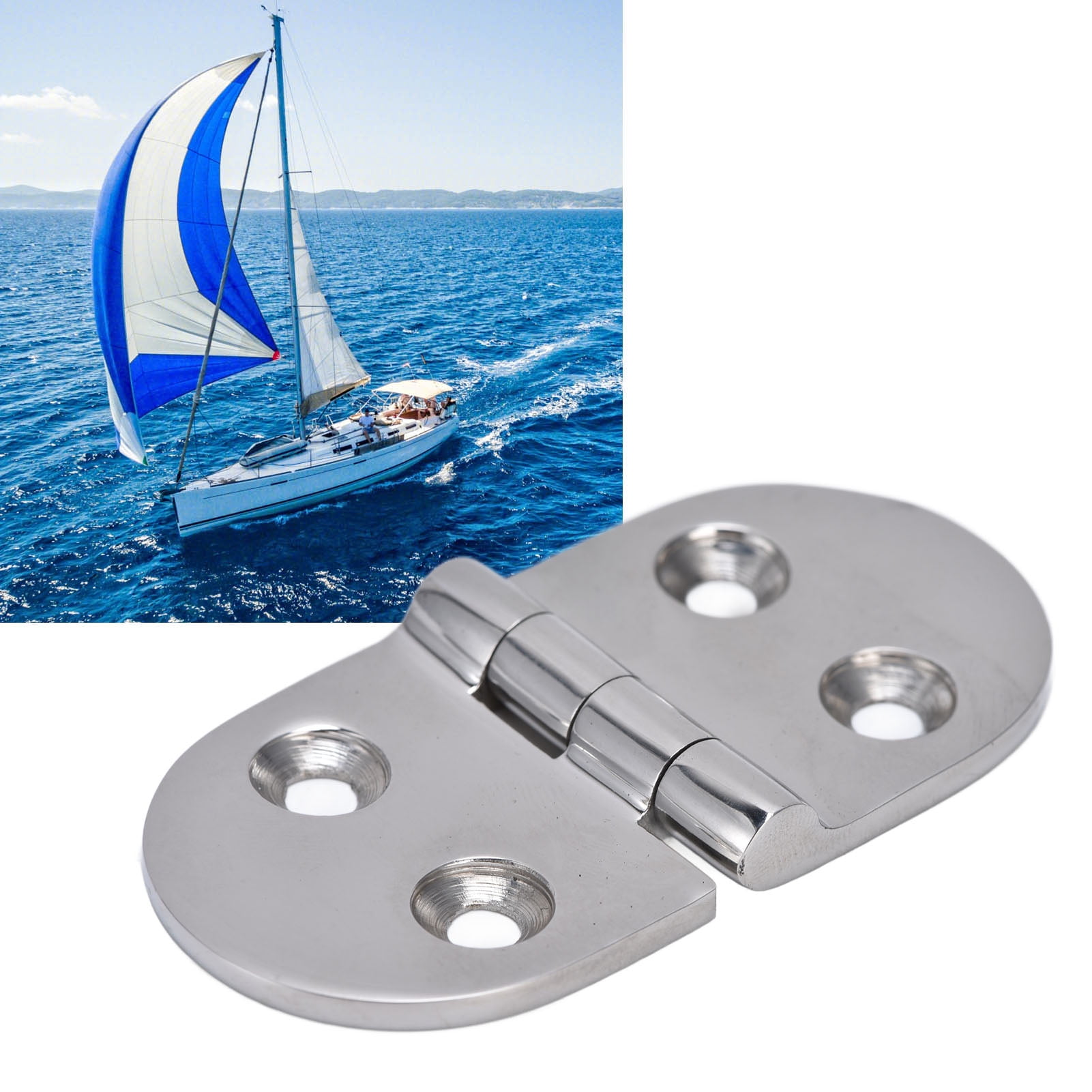 Ccdes Marine Grade Hinges 316 Stainless Steel 4 Hole Oval Door Hinge