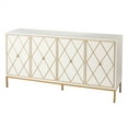 thumbnail image 1 of Meubles SEI Buffet Marradi en Bois d'Ingénierie avec Rangement en Blanc, 1 of 3
