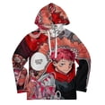 thumbnail image 6 of Jujutsu Kaisen Hoodie for Boys Girls, Anime Pullover Hooded for Kids, Fashion Lightweight Novelty 3D Print Sweatshirt, Long Sleeve Hoodies with Pocket, S-XL, 6 of 6