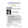 thumbnail image 3 of Snapeez II ULTRAPLATE 99.9% Pure Silver Plate Ring Hard Open Jump Ring 12mm Heavy Gauge (Pk 10) Jump Rings. The Ultra Secure No Solder Jump Ring. Made in USA., 3 of 3