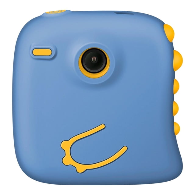 STEREN Cámara digital instantánea, con batería recargable y cubierta de silicón azul CAM-PRINT-AZ