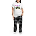 thumbnail image 5 of CafePress - GYMNAST GIRL Women's Light Pajamas - Women's Short Sleeve Print T-Shirt and Pants Light Cotton Pajama Set, 5 of 7