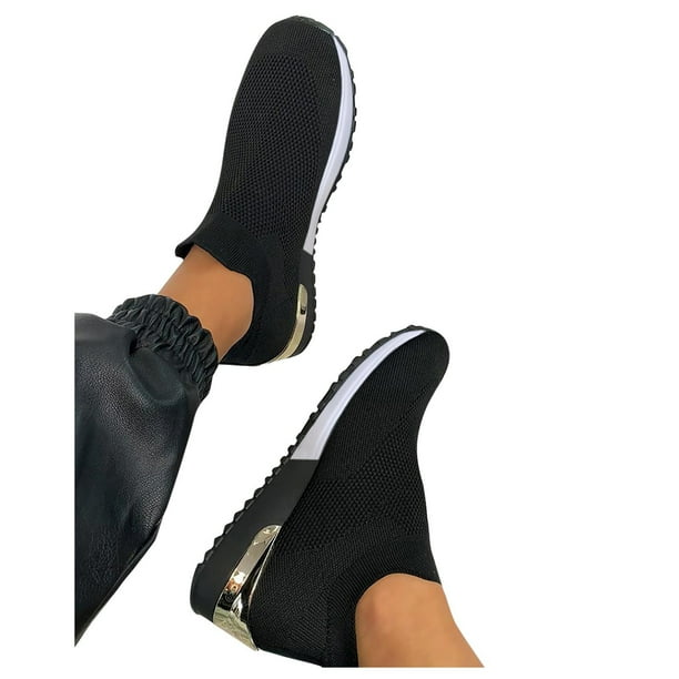 eczipvz Womens Running Shoes Women's Slip on Loafer Shoes- Comfortable  Casual Walking Sneakers
