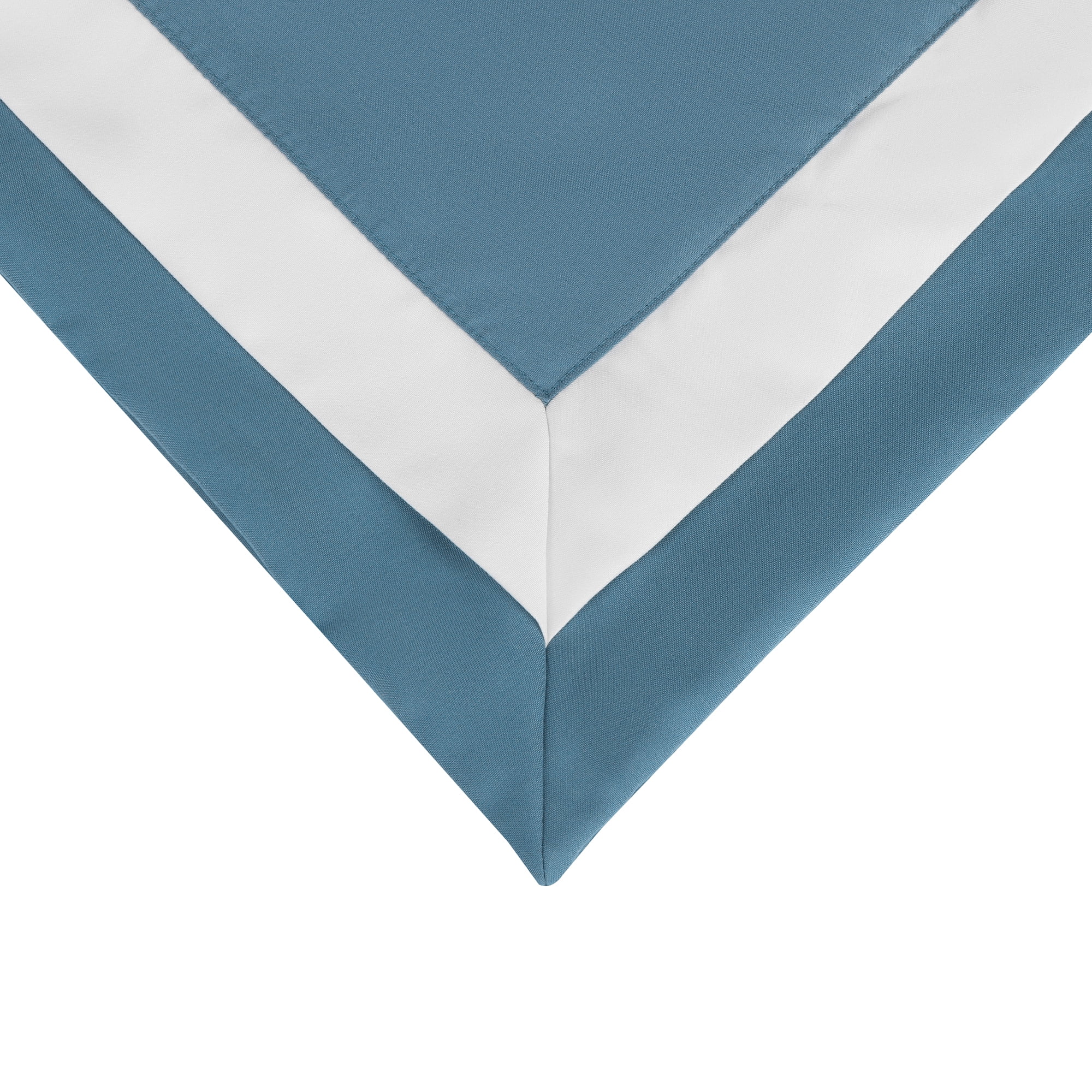 Unique Bargains Polyester Wrinkle Resistant Pillow Shams Set of 2 with Envelope Closure Queen Blue