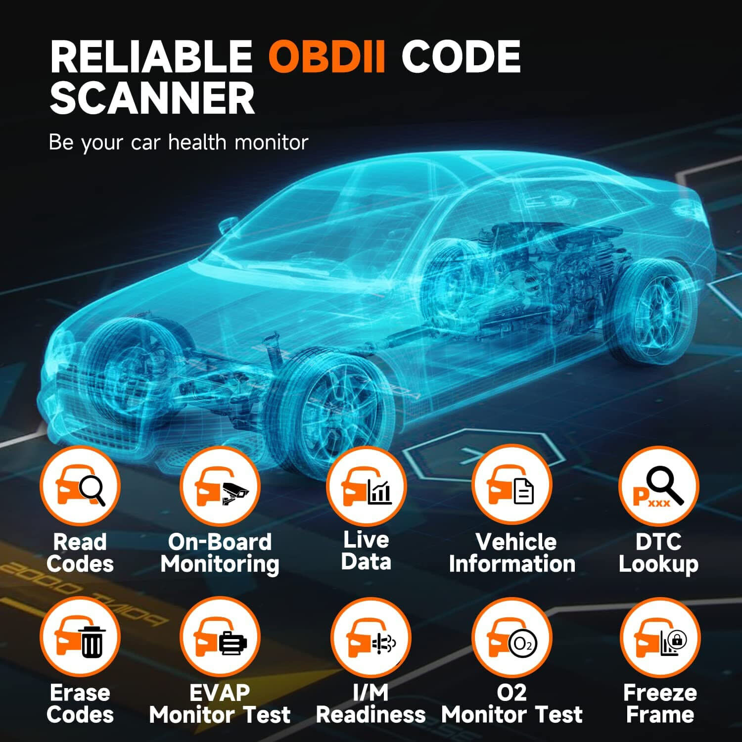 thumbnail image 2 of FOXWELL NT710 OBD2 Scanner Code Reader Bi-directional Scan Diagnostic Tool Relearn Coding Reset TPMS fit for BMW, 2 of 12