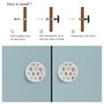 thumbnail image 4 of 4 Pcs French Bulldog Knobs for Kitchen Cabinet Cupboard Dresser Bookcase Drawer Pulls Handles Round Home Decor, 4 of 5