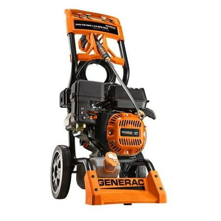 Generac 6596 2800 PSI 2.5 GPM Gas Powered Residential Pressure Washer - 49 ST