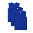 thumbnail image 4 of Yazbek Men's Heavy Weight (5.9-Ounce) Crew Neck Sleeveless Muscle T-Shirt (3-Pack), 4 of 7