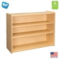 thumbnail image 5 of Tot Mate Children's School Age Wooden Shelf Storage Organizer Bookshelf, Shadow Elm Gray, RTA, 5 of 5