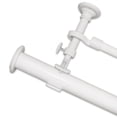 thumbnail image 2 of Pinnacle  White Optima End Cap Double Curtain Rod 144-240, 2 of 2
