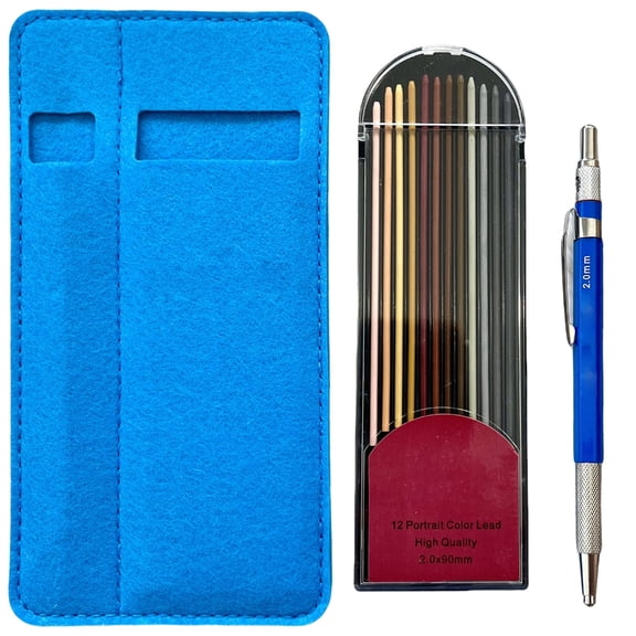 2.0mm Leads Pencil Mechanical Pencils with Leads Refills Automatic Pencils